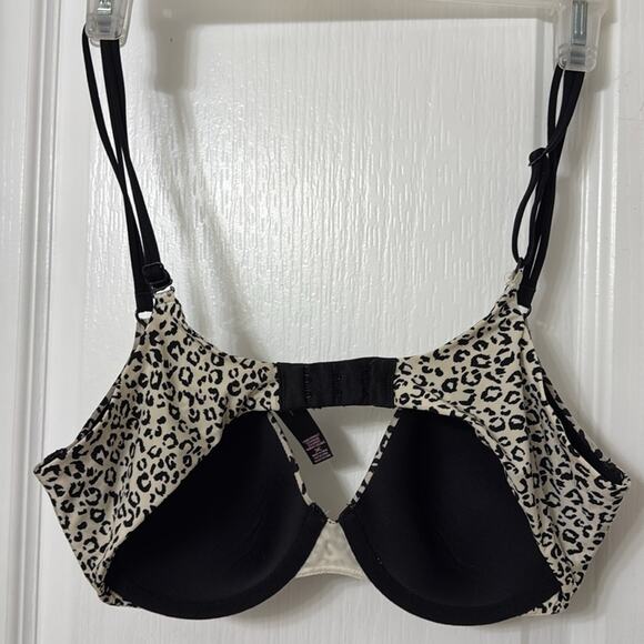 Victoria's Secret cheetah animal print line perfect coverage  bra size 34C - Picture 8 of 9